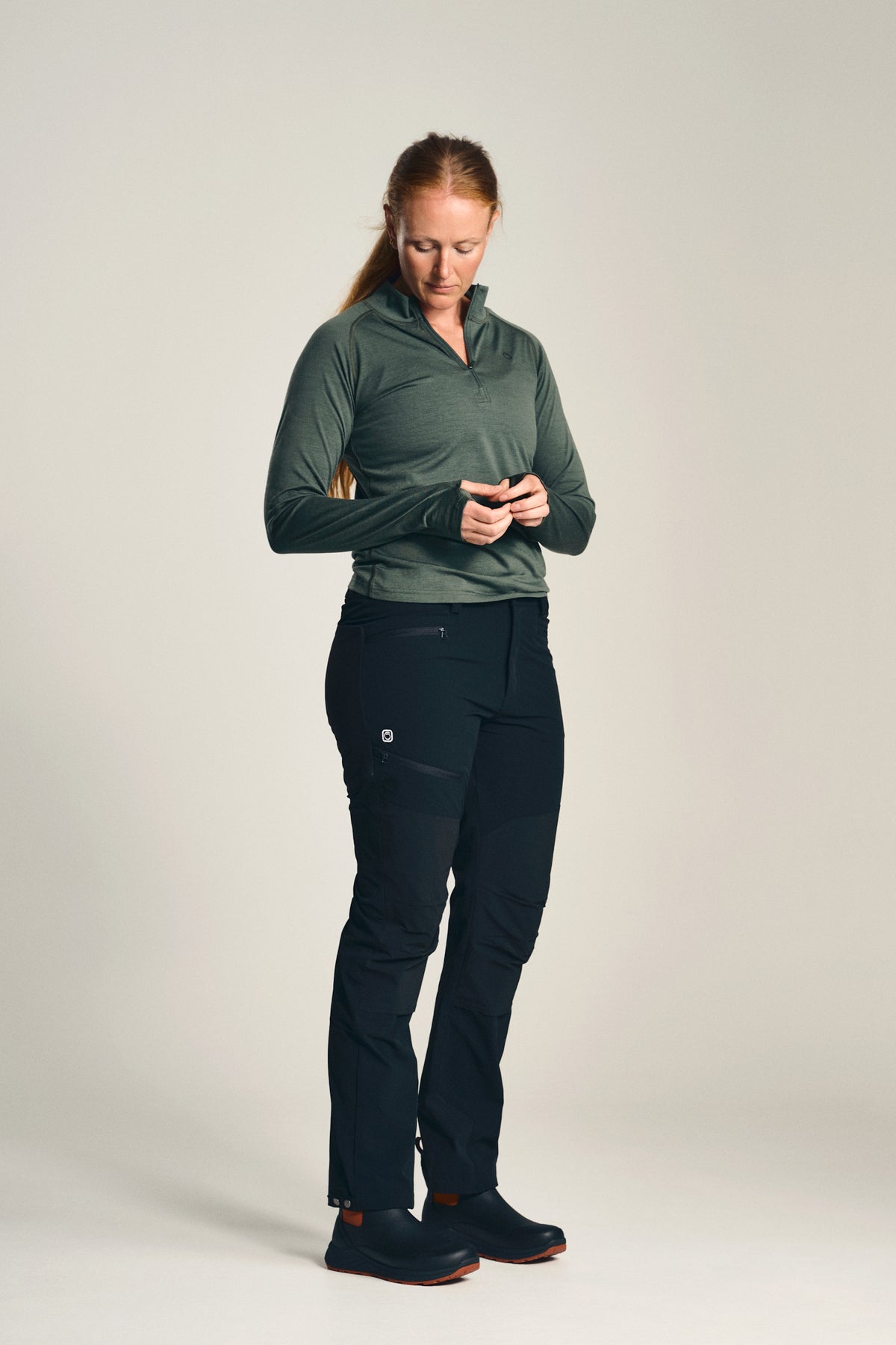 Bolling Half Zip Lark Green