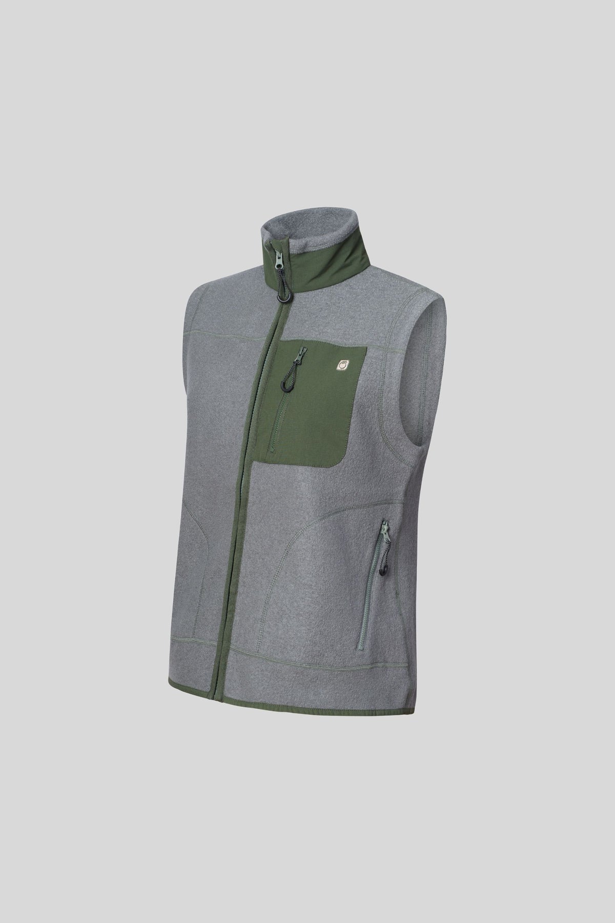 Slogen 345 Wool Vest Lark Green