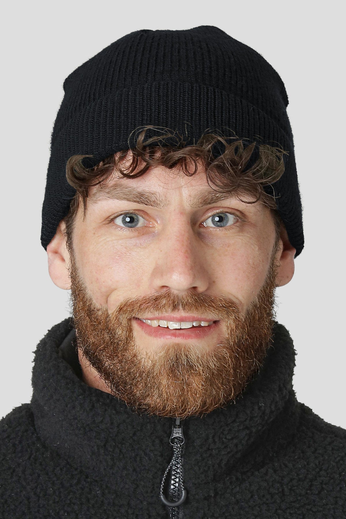 Agger Heavy Wool Knitted Beanie Navy