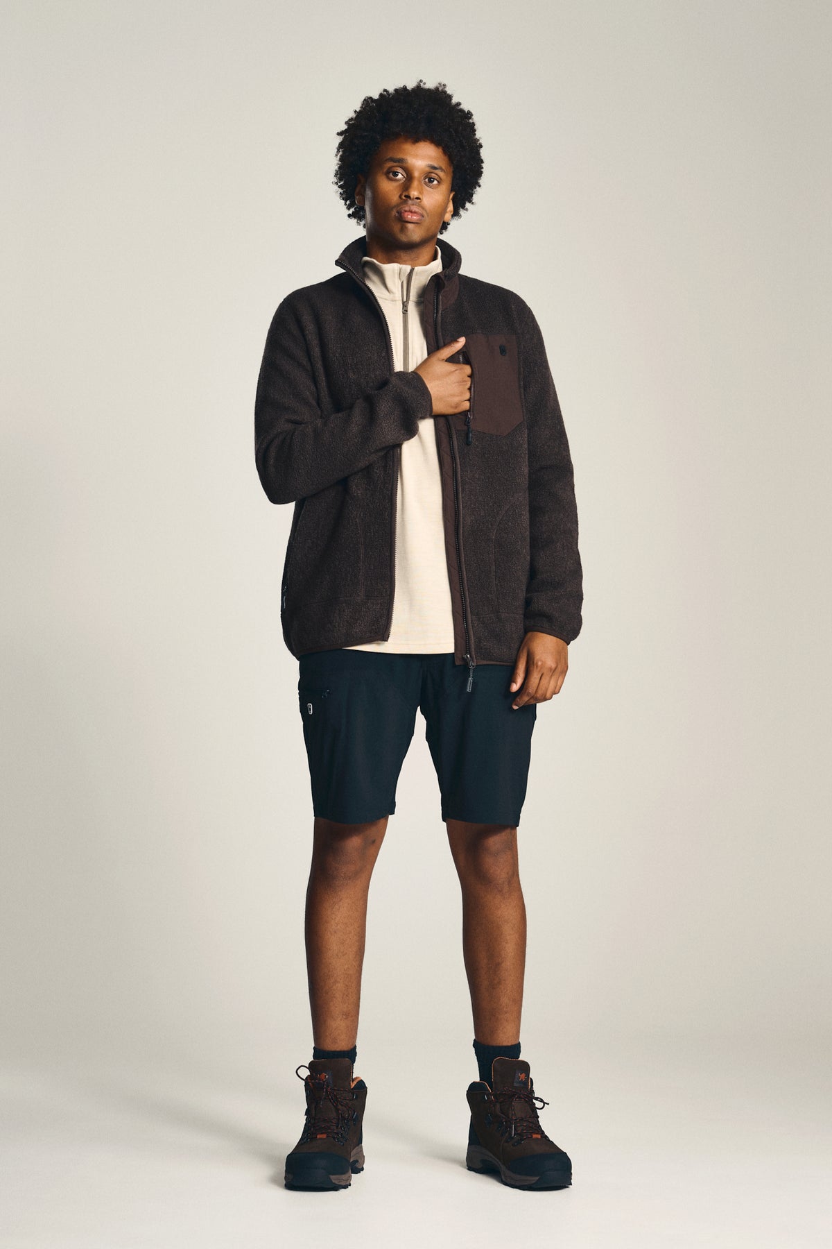 Kvane 345 Wool Jacket Mulch