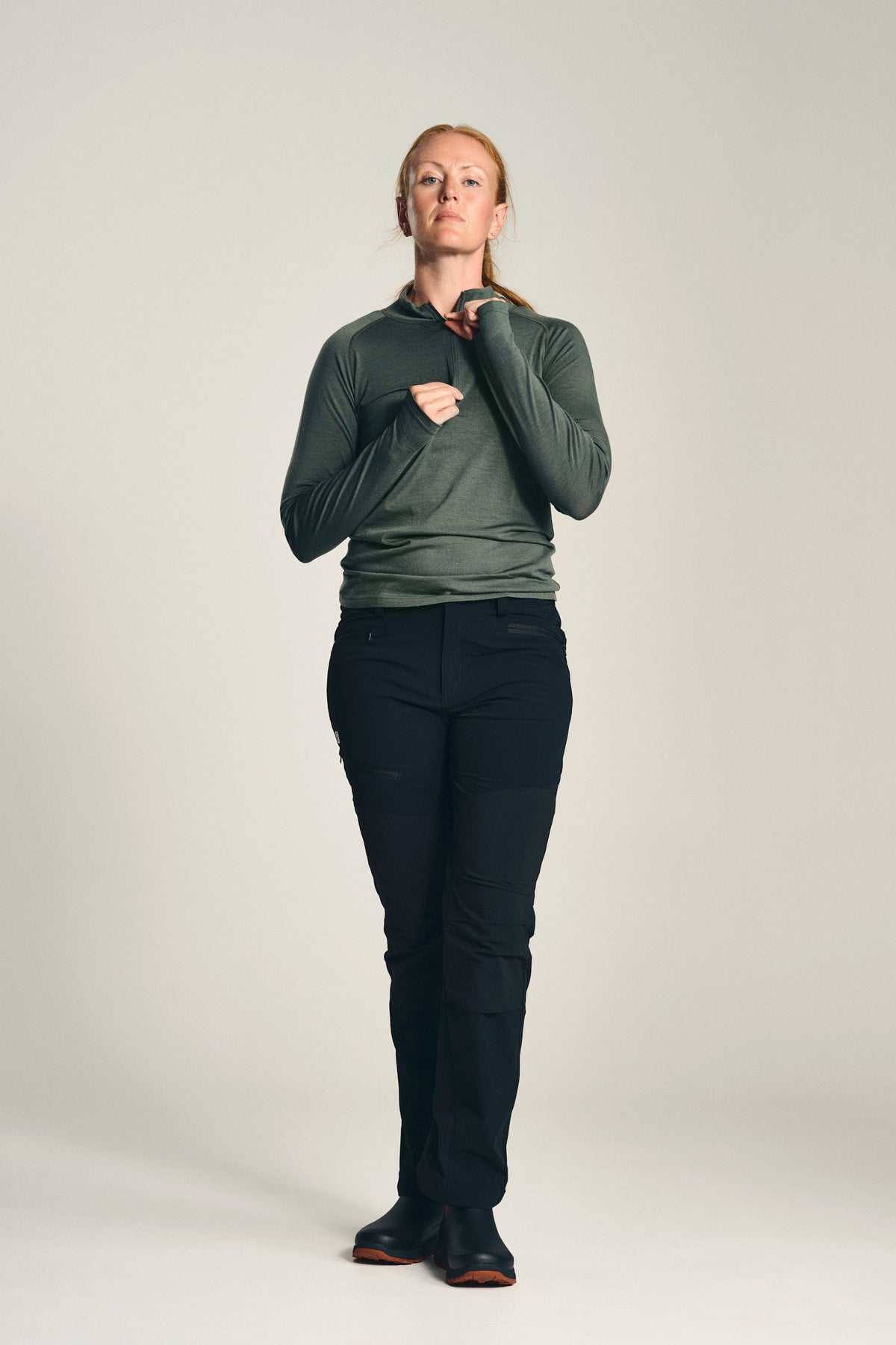 Bolling Half Zip Lark Green