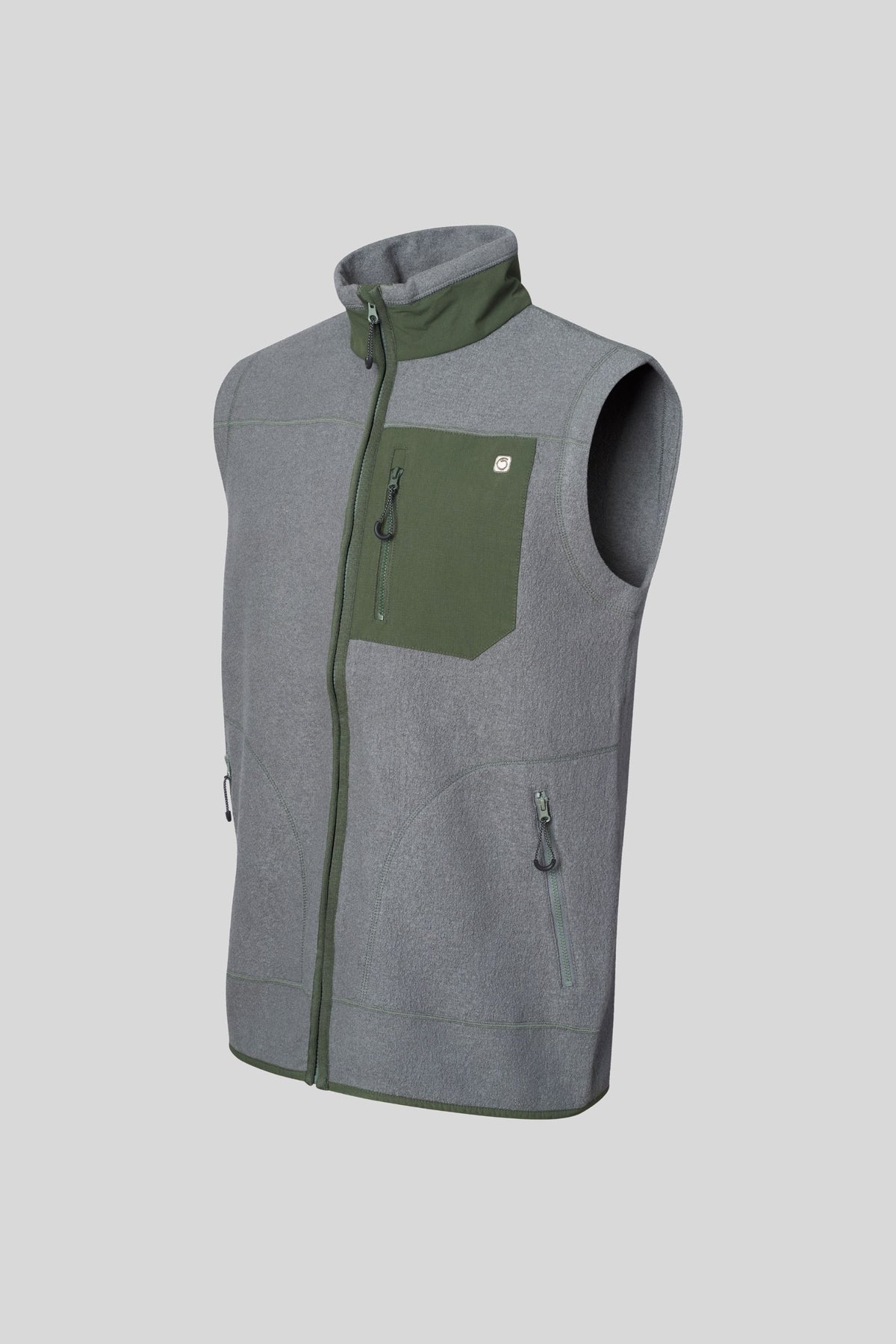 Fløyen 345 Wool Vest Lark Green