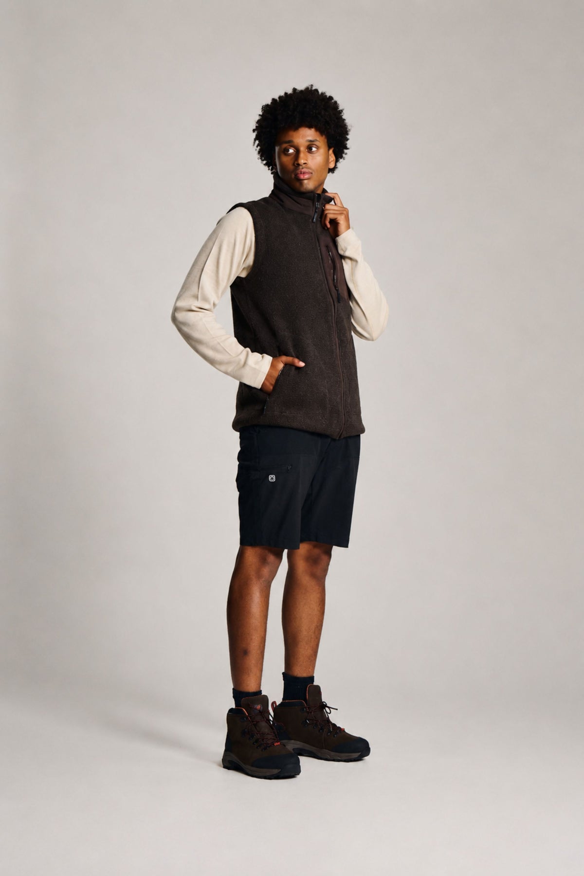 Fløyen 345 Wool Vest Mulch