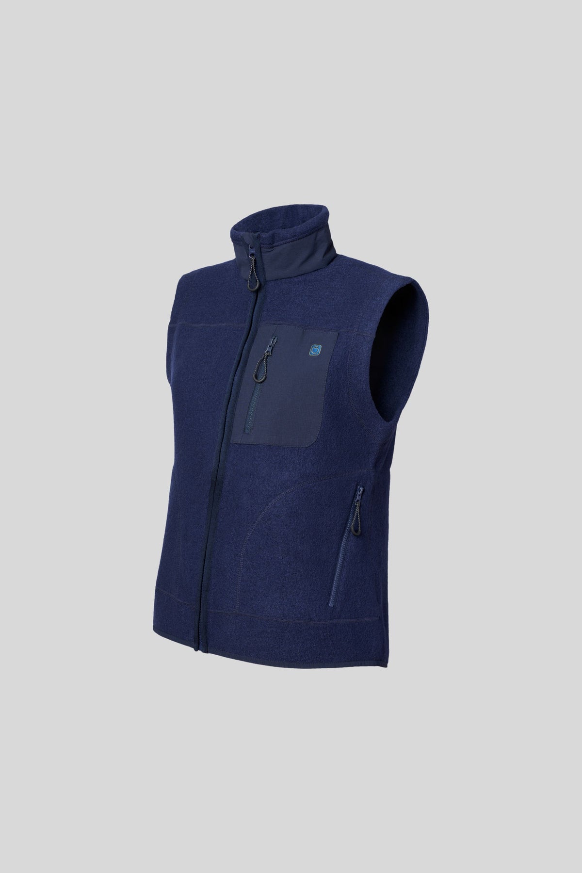 Slogen 345 Wool Vest Navy