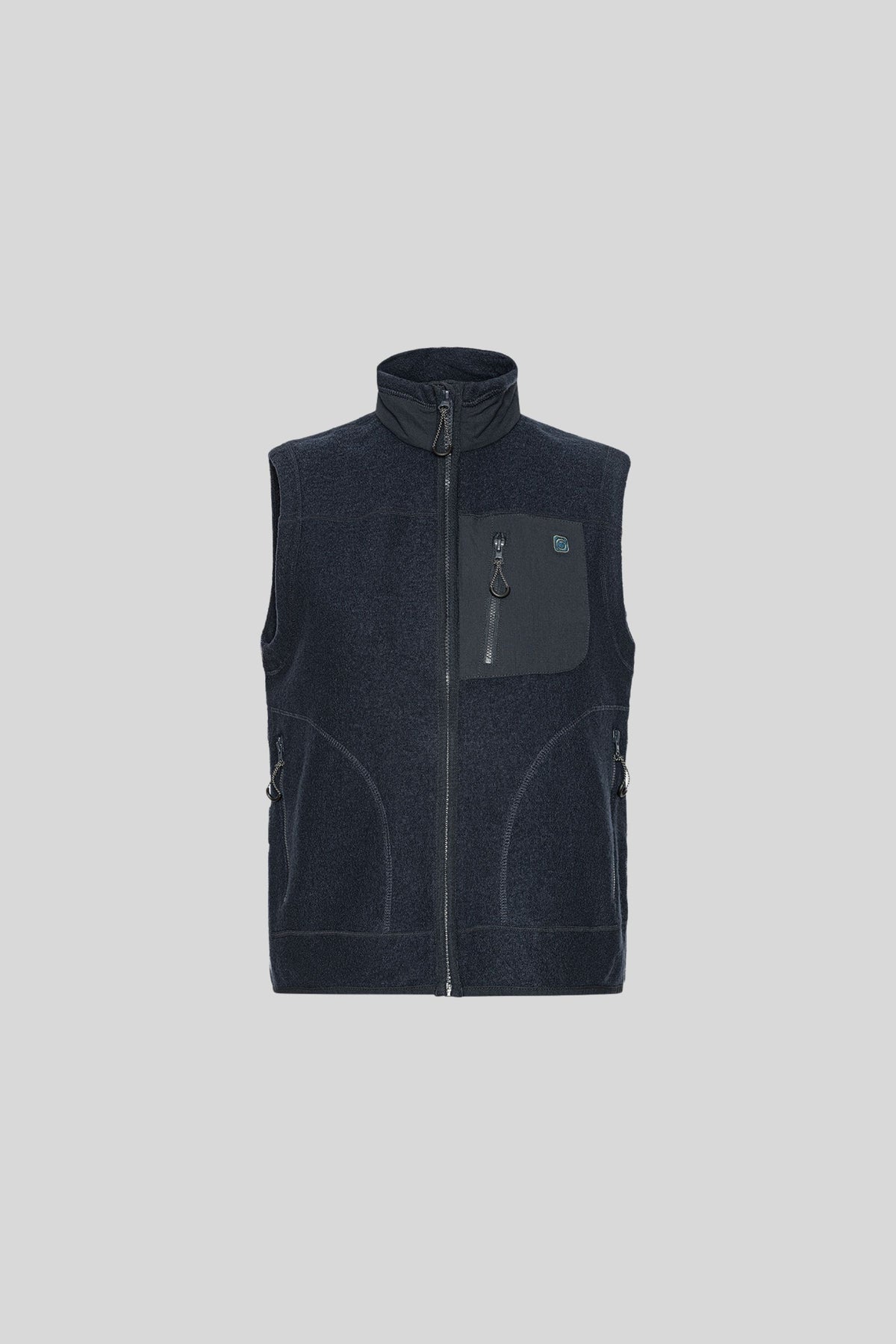 Slogen 345 Uldvest, marineblå