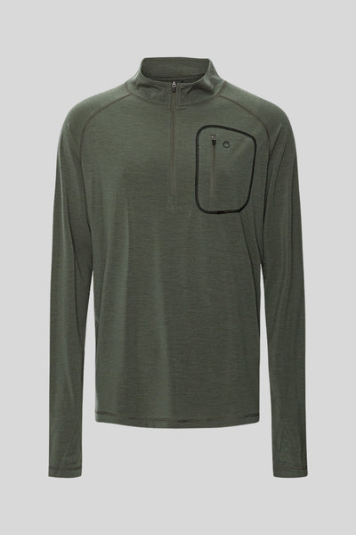 Alling Half Zip Lark Green